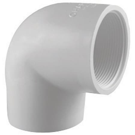 Charlotte Pipe And Foundry Charlotte Pipe Schedule 40 1-1/4 in. Slip X 1-1/4 in. D FPT PVC 90 Degree Elbow 1 pk PVC 02301 1200